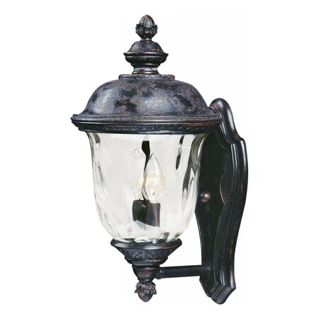 Maxim Two Light Oriental Bronze Water Glass Glass Wall Lantern 40422WGOB